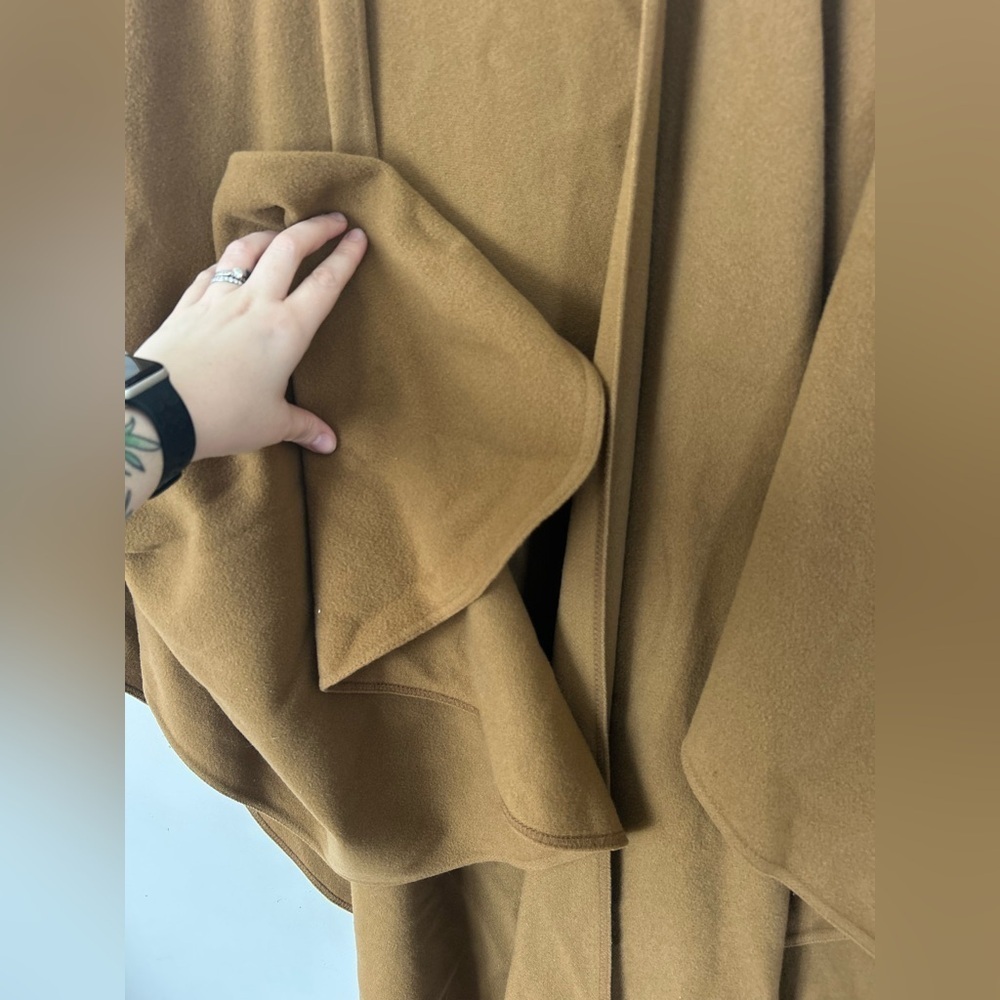 Vintage Camel Cashmere Wool Cape/Tabbard/Poncho by Weinberg Paris - Picture 5 of 6